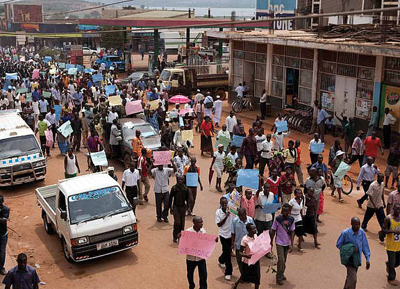 Anti-Homo-Demo in Jinja/Uganda