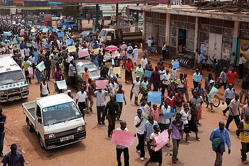 Anti-Homo-Demo in Jinja/Uganda