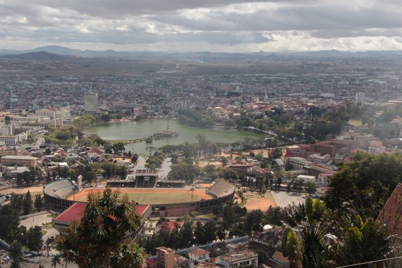 Blick auf Madagaskars Hauptstadt Antananarivo, © Rupert Haag