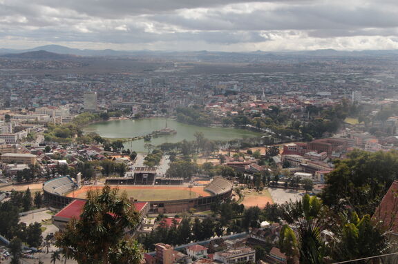 Blick auf Madagaskars Hauptstadt Antananarivo, © Rupert Haag