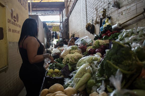 Cristel auf einem Markt in Tapachula, Mexiko