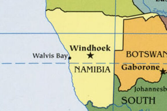 Karte Namibia