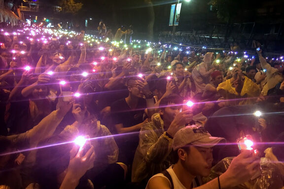 Demonstration am 24. Mai 2017 zur Öffnung der Ehe in Taiwan