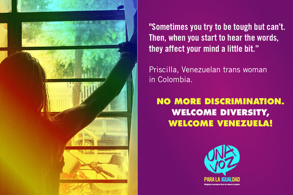 Priscilla, eine aus Venezuela nach Kolumbien geflüchtete Transfrau © Amnesty International Priscilla, eine aus Venezuela nach Kolumbien geflüchtete Transfrau © Amnesty International