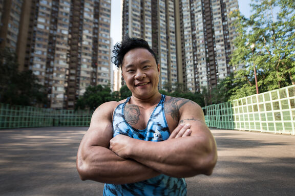 Siu-fung Law, 27 Jahre alte/r (Stand November 2017) Bodybuilder_in aus Hong Kong