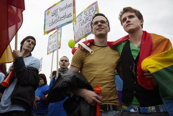 Teilnehmer des Baltic Pride 2010 - Vilnius, Litauen