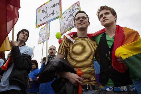 Teilnehmer des Baltic Pride 2010 - Vilnius, Litauen