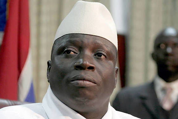 Gambias Präsident Yahya Jammeh in Banjul, Gambia, 23 September 2006