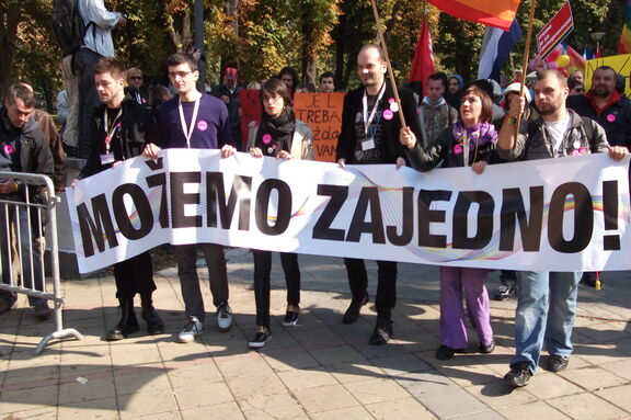 Teilnehmer des Belgrade Pride 2010 Belgrade Pride 2010