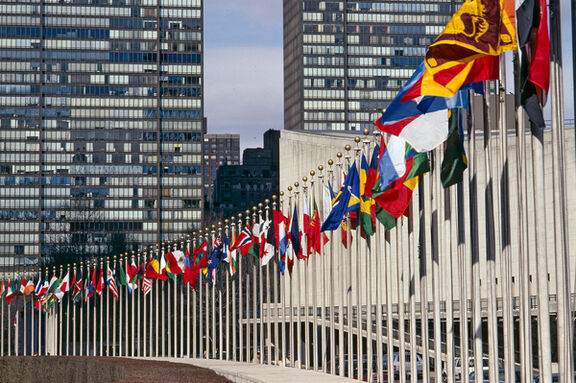 Hauptsitz der Vereinten Nationen in New York, USA Hauptsitz der Vereinten Nationen in New York, USA
