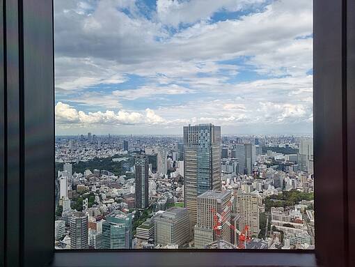 Skyline der japanischen Hauptstadt Tokio, August 2023 © Rupert Haag