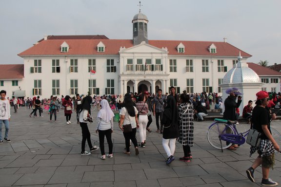 Altes Rathaus in Jakarta, Indonesien 