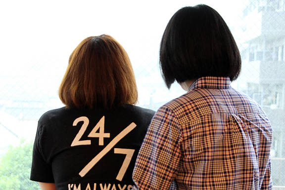 Lesbisches Paar in Japan