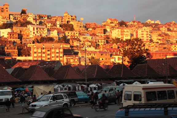 Altstadt von Madagaskars Hauptstadt Antananarivo, © Rupert Haag