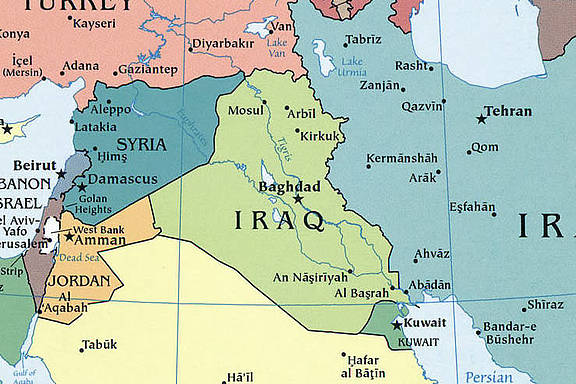 Karte Irak