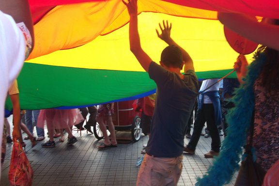 Gay Pride March in Istanbul, Türkei 2011