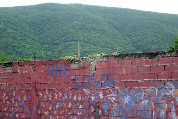 Strassenkunst in Kingston, Jamaica