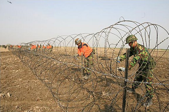 Angehörige des südkoreanischen Militärs