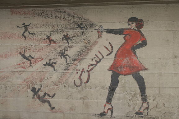 Graffiti gegen sexuelle Belästigung in Kairo Graffiti gegen sexuelle Belästigung in Kairo