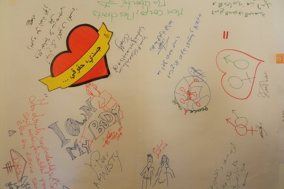 Trainings-Workshop bei Amnesty International Marokko zu sexuellen und reproduktiven Rechten