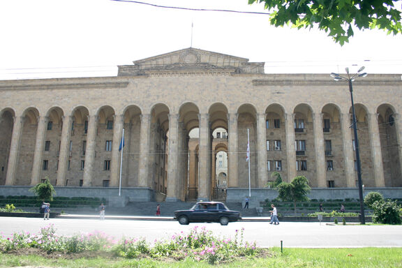 Georgien Tbilisi Parlament Parlament in der georgischen Hauptstadt Tbilisi