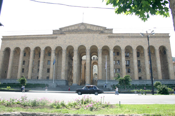 Parlament in der georgischen Hauptstadt Tbilisi Parlament in der georgischen Hauptstadt Tbilisi