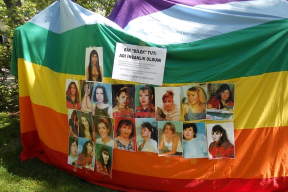 Veranstaltung gegen Homophobie an der Universität von Ankara, Türkei, 6. Mai 2010