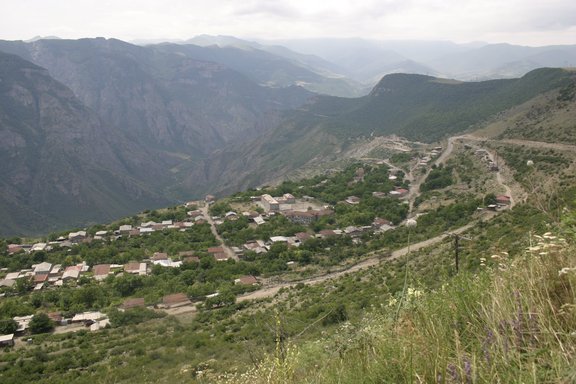 dörfliche Struktur in der armenischen Syunik-Region