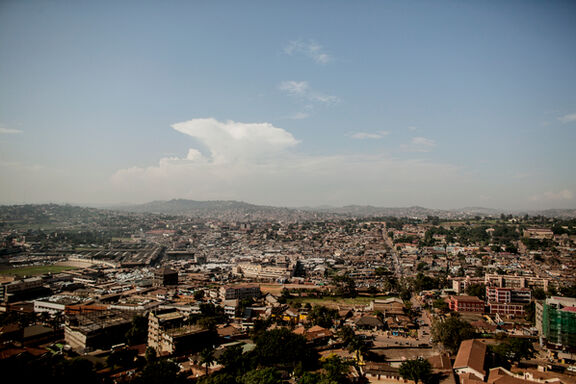 Stadtzentrum von Kampala, Uganda Stadtzentrum von Kampala, Uganda