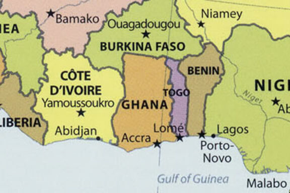 Karte Ghana Karte Ghana